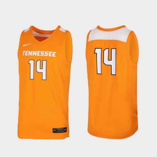 Men Tennessee Volunteers Tennessee Orange Replica College Basketball Nike Jersey